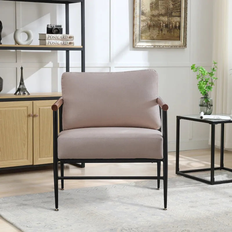 Fauteuil simple rembourré Ebello Comfy pour le salon