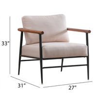 Fauteuil simple rembourré Ebello Comfy pour le salon
