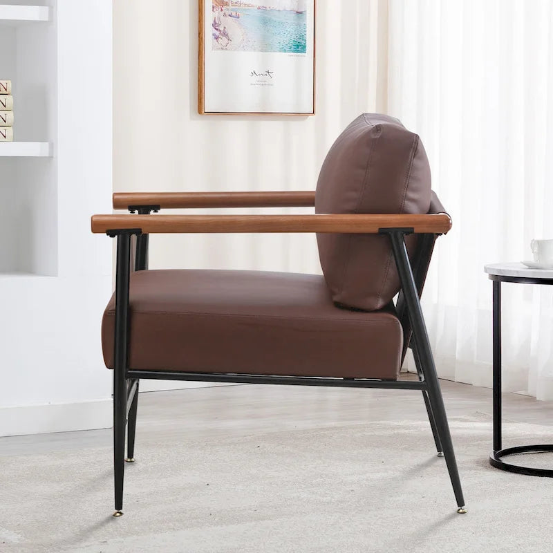 Fauteuil simple rembourré Ebello Comfy pour le salon