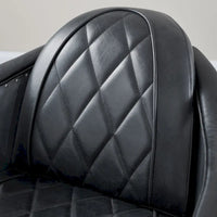 Fauteuil d'appoint Art Leon Industriel Rétro en Cuir pleine fleur et Aluminium