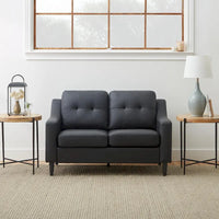 Causeuse Brookside Ellen 54 pouces Rembourrée à Accoudoirs Évidés