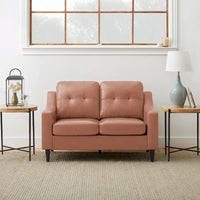 Causeuse Brookside Ellen 54 pouces Rembourrée à Accoudoirs Évidés