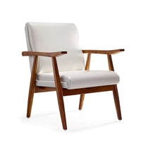 Fauteuil d'appoint en similicuir ArchDuke Amber de Manhattan Comfort
