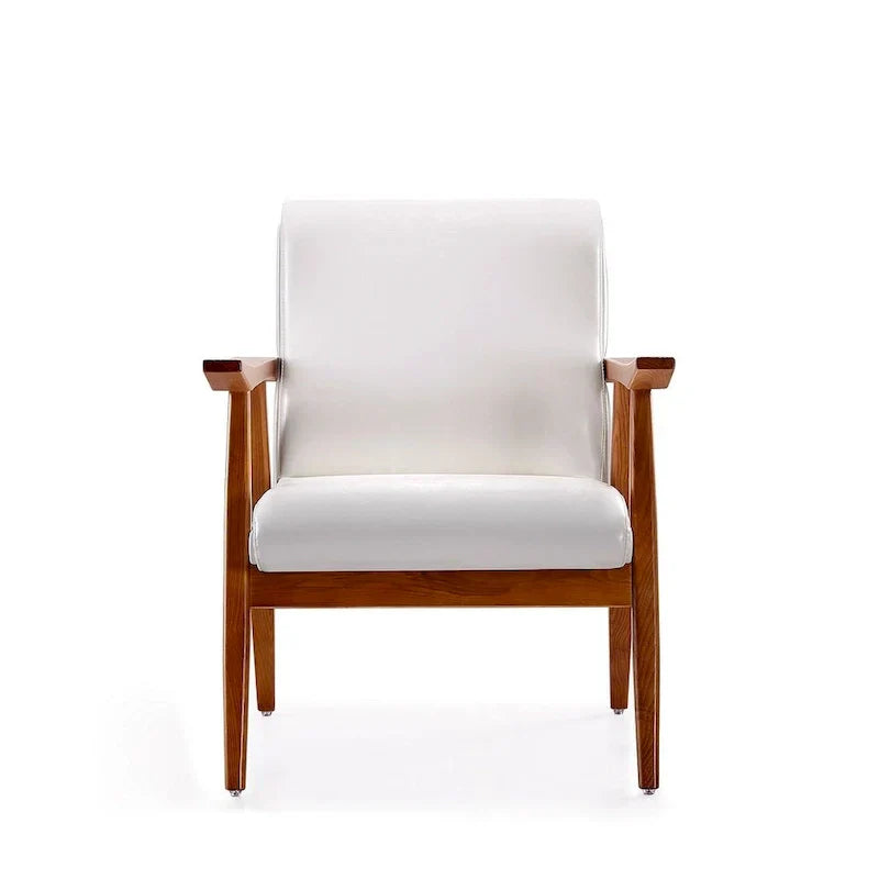Fauteuil d'appoint en similicuir ArchDuke Amber de Manhattan Comfort