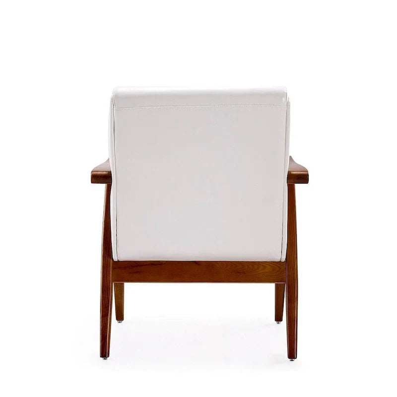 Fauteuil d'appoint en similicuir ArchDuke Amber de Manhattan Comfort