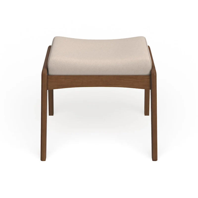 Carson Carrington Forssa – Pouf rembourré noyer de style Mid-century