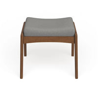Carson Carrington Forssa – Pouf rembourré noyer de style Mid-century