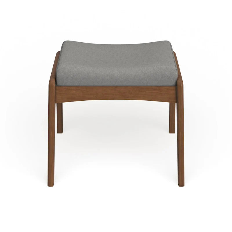 Carson Carrington Forssa – Pouf rembourré noyer de style Mid-century