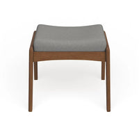 Carson Carrington Forssa – Pouf rembourré noyer de style Mid-century