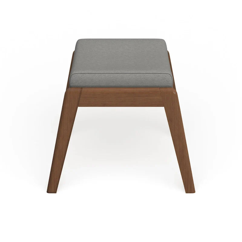 Carson Carrington Forssa – Pouf rembourré noyer de style Mid-century