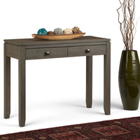WYNDENHALL Essex Table console/table de canapé contemporaine en BOIS MASSIF de 38 pouces de large - 38 pouces de large