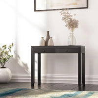 WYNDENHALL Essex Table console/table de canapé contemporaine en BOIS MASSIF de 38 pouces de large - 38 pouces de large