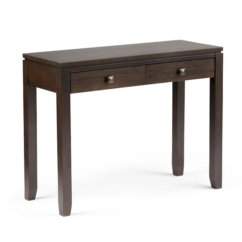 WYNDENHALL Essex Table console/table de canapé contemporaine en BOIS MASSIF de 38 pouces de large - 38 pouces de large