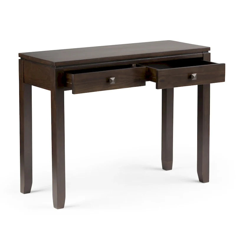 WYNDENHALL Essex Table console/table de canapé contemporaine en BOIS MASSIF de 38 pouces de large - 38 pouces de large