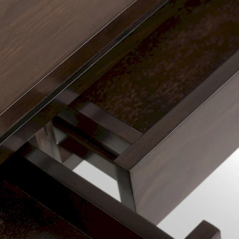 WYNDENHALL Essex Table console/table de canapé contemporaine en BOIS MASSIF de 38 pouces de large - 38 pouces de large