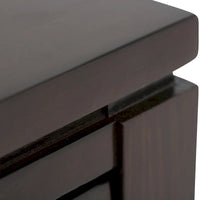 WYNDENHALL Essex Table console/table de canapé contemporaine en BOIS MASSIF de 38 pouces de large - 38 pouces de large