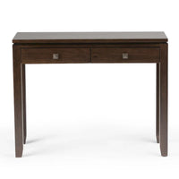 WYNDENHALL Essex Table console/table de canapé contemporaine en BOIS MASSIF de 38 pouces de large - 38 pouces de large