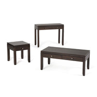 WYNDENHALL Essex Table console/table de canapé contemporaine en BOIS MASSIF de 38 pouces de large - 38 pouces de large