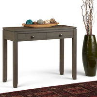 WYNDENHALL Essex Table console/table de canapé contemporaine en BOIS MASSIF de 38 pouces de large - 38 pouces de large
