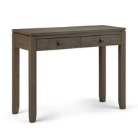 WYNDENHALL Essex Table console/table de canapé contemporaine en BOIS MASSIF de 38 pouces de large - 38 pouces de large