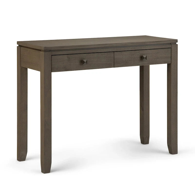 WYNDENHALL Essex Table console/table de canapé contemporaine en BOIS MASSIF de 38 pouces de large - 38 pouces de large