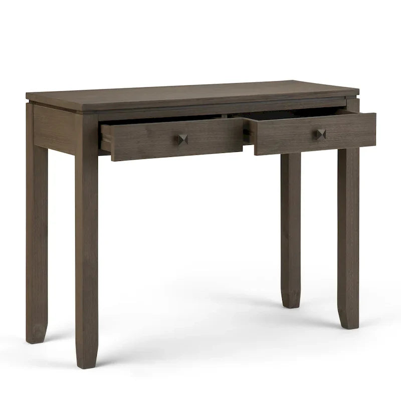 WYNDENHALL Essex Table console/table de canapé contemporaine en BOIS MASSIF de 38 pouces de large - 38 pouces de large