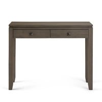 WYNDENHALL Essex Table console/table de canapé contemporaine en BOIS MASSIF de 38 pouces de large - 38 pouces de large