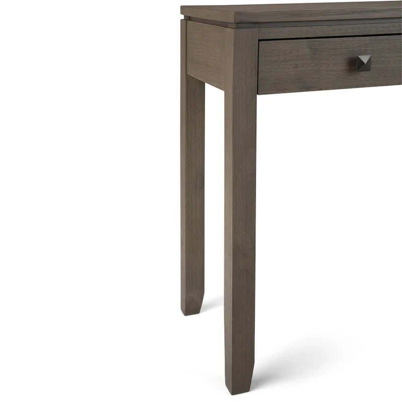 WYNDENHALL Essex Table console/table de canapé contemporaine en BOIS MASSIF de 38 pouces de large - 38 pouces de large