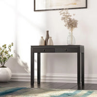 WYNDENHALL Essex Table console/table de canapé contemporaine en BOIS MASSIF de 38 pouces de large - 38 pouces de large