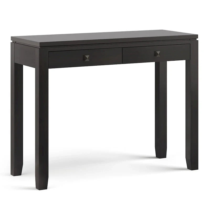 WYNDENHALL Essex Table console/table de canapé contemporaine en BOIS MASSIF de 38 pouces de large - 38 pouces de large
