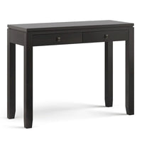 WYNDENHALL Essex Table console/table de canapé contemporaine en BOIS MASSIF de 38 pouces de large - 38 pouces de large