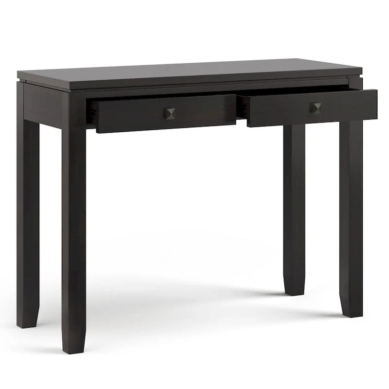 WYNDENHALL Essex Table console/table de canapé contemporaine en BOIS MASSIF de 38 pouces de large - 38 pouces de large