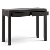 WYNDENHALL Essex Table console/table de canapé contemporaine en BOIS MASSIF de 38 pouces de large - 38 pouces de large