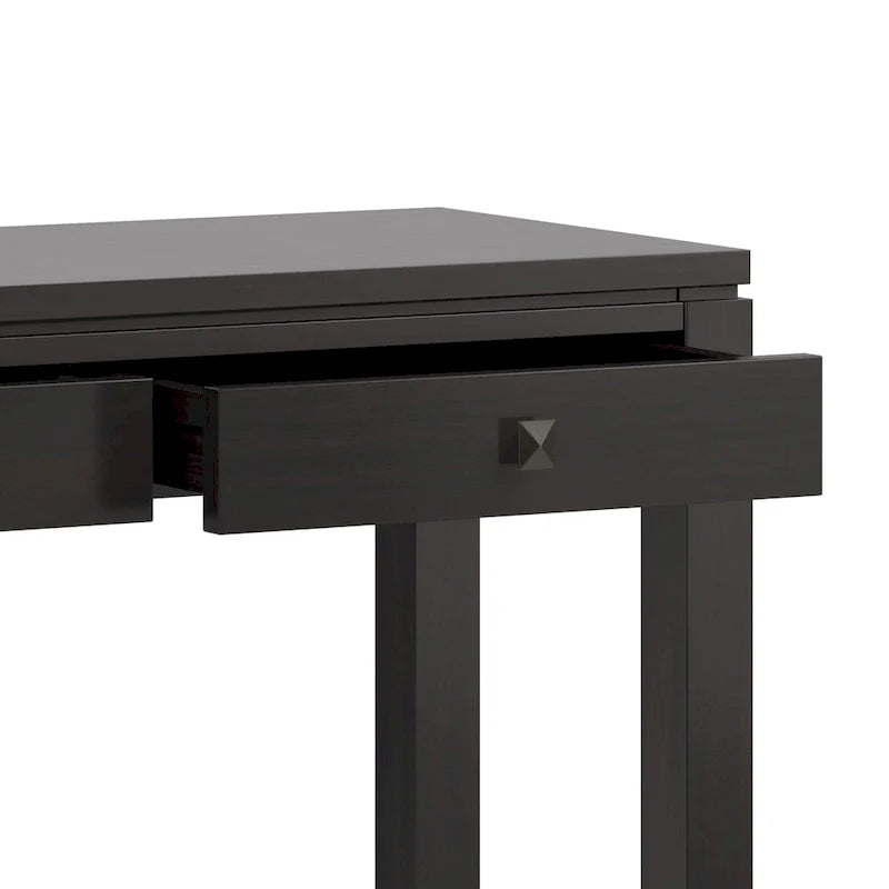 WYNDENHALL Essex Table console/table de canapé contemporaine en BOIS MASSIF de 38 pouces de large - 38 pouces de large