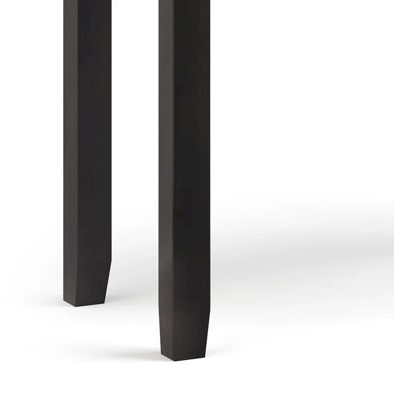 WYNDENHALL Essex Table console/table de canapé contemporaine en BOIS MASSIF de 38 pouces de large - 38 pouces de large