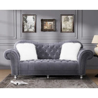 Canapé Chesterfield Américain Classique de Luxe à Dossier Capitonnage