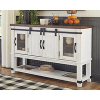 Signature Design By Ashley Valebeck Buffet de salle à manger blanc