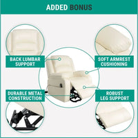 Fauteuil inclinable électrique avec fonction releveur, canapé, fauteuil releveur électrique télécommandé, fauteuils releveurs électriques confortables pour personnes âgées