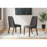Chaise latérale rembourrée Lyncott de Signature Design by Ashley pour salle à manger (lot de 2)
