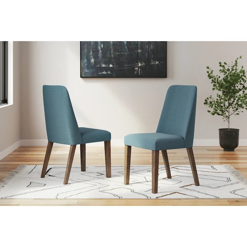 Chaise latérale rembourrée Lyncott de Signature Design by Ashley pour salle à manger (lot de 2)