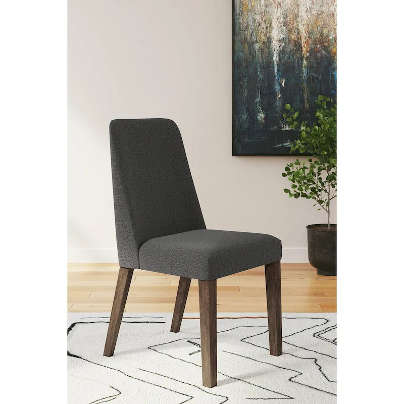 Chaise latérale rembourrée Lyncott de Signature Design by Ashley pour salle à manger (lot de 2)