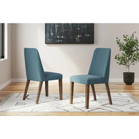 Chaise latérale rembourrée Lyncott de Signature Design by Ashley pour salle à manger (lot de 2)
