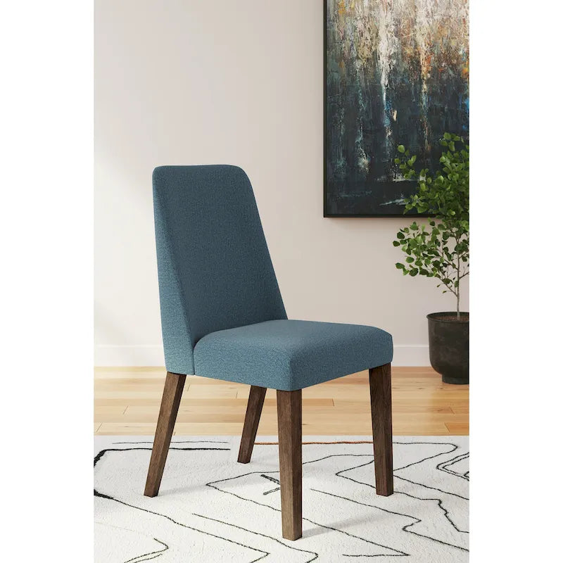 Chaise latérale rembourrée Lyncott de Signature Design by Ashley pour salle à manger (lot de 2)