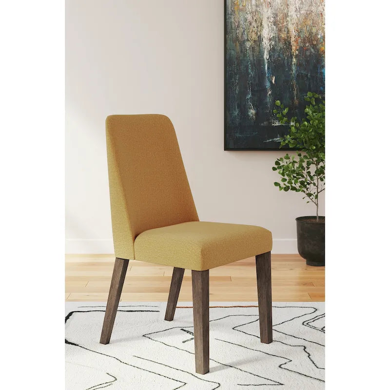 Chaise latérale rembourrée Lyncott de Signature Design by Ashley pour salle à manger (lot de 2)
