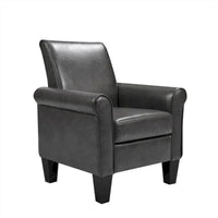 Fauteuils d'appoint, Fauteuil de salon confortable, Fauteuil en cuir PU