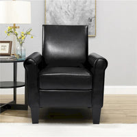Fauteuils d'appoint, Fauteuil de salon confortable, Fauteuil en cuir PU
