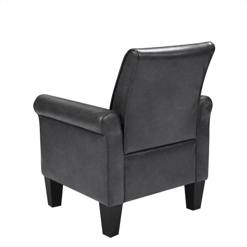 Fauteuils d'appoint, Fauteuil de salon confortable, Fauteuil en cuir PU