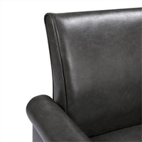 Fauteuils d'appoint, Fauteuil de salon confortable, Fauteuil en cuir PU