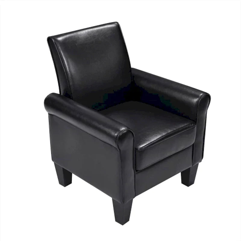 Fauteuils d'appoint, Fauteuil de salon confortable, Fauteuil en cuir PU