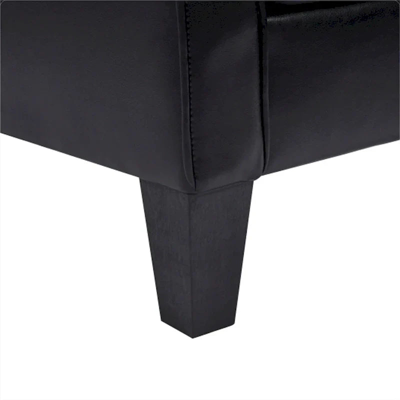 Fauteuils d'appoint, Fauteuil de salon confortable, Fauteuil en cuir PU